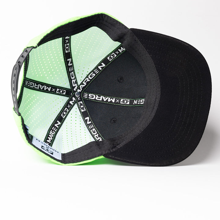 404 X MarGen Black / Flo Green Hydro Performance Hat